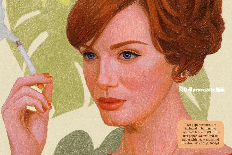 图片[6]-素描绘本插画的Procreate笔刷和纹理纸张【0935】-procreatechahua