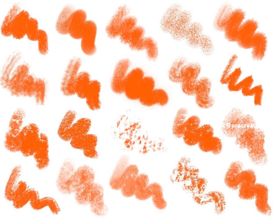 图片[2]-蜡笔纹理质感的Procreate笔刷【0953】-procreatechahua