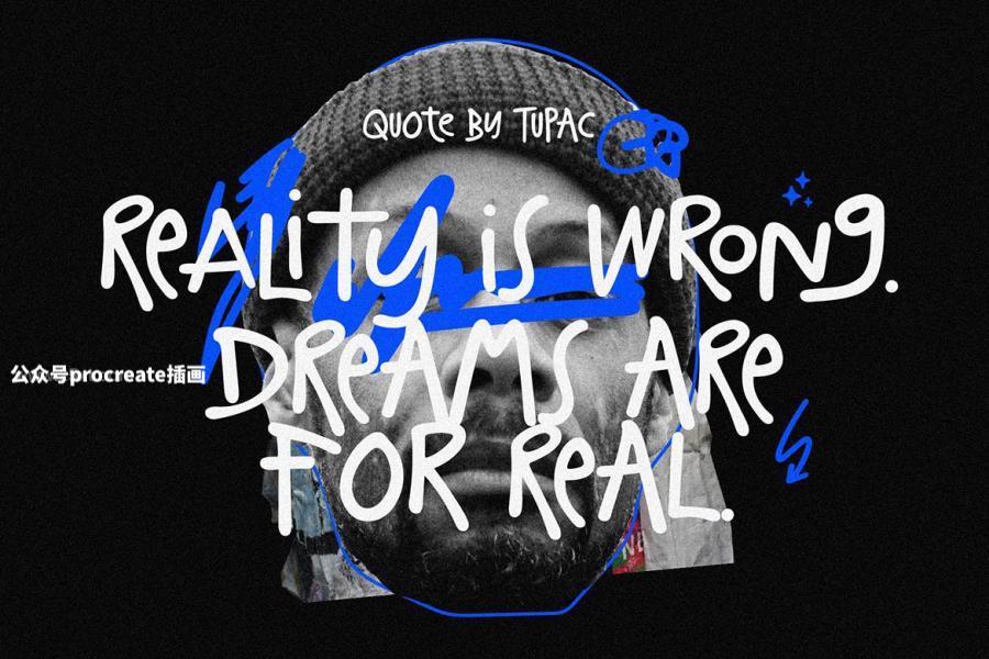 图片[10]-城市街头画笔手写涂鸦英文字体【0948】-procreatechahua