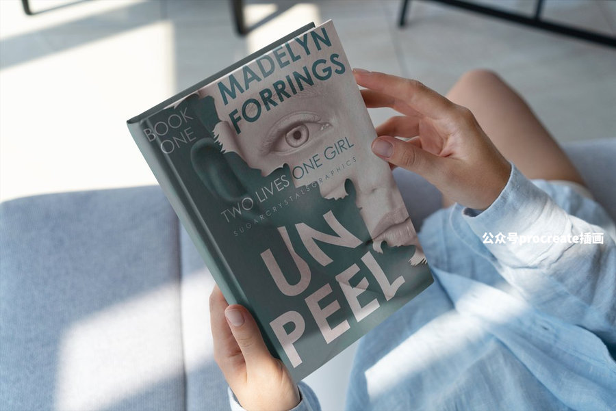 图片[1]-精装硬壳书本封面psd样机【0964】-procreatechahua