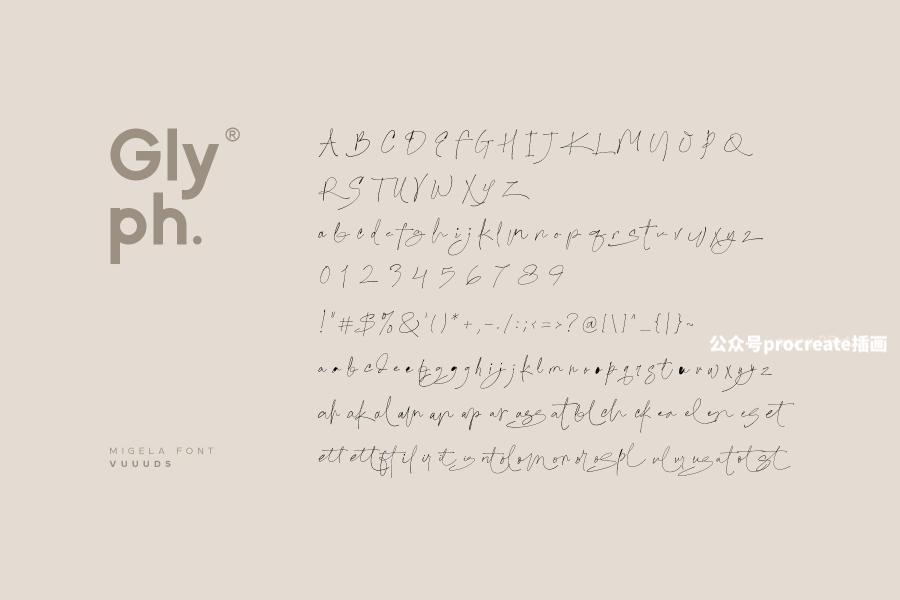 图片[6]-精美奢华迷人的英文手写签名字体【0961】-procreatechahua