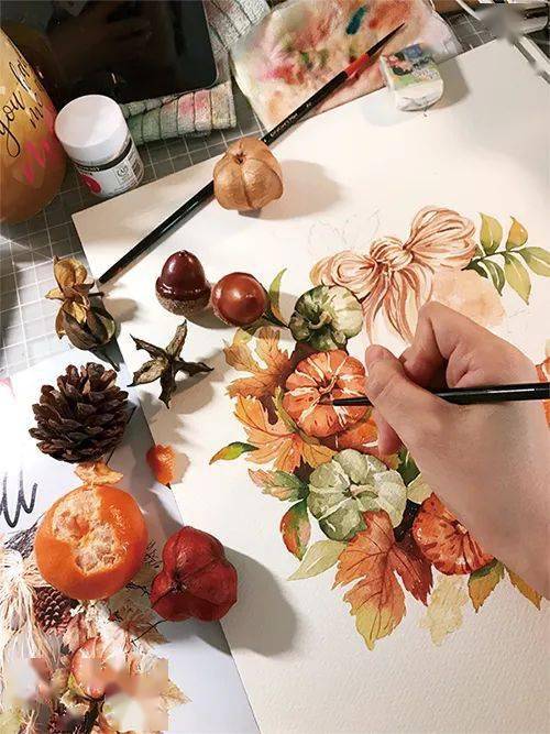 图片[5]-战战水彩课+黑白钢笔画【0977】-procreatechahua