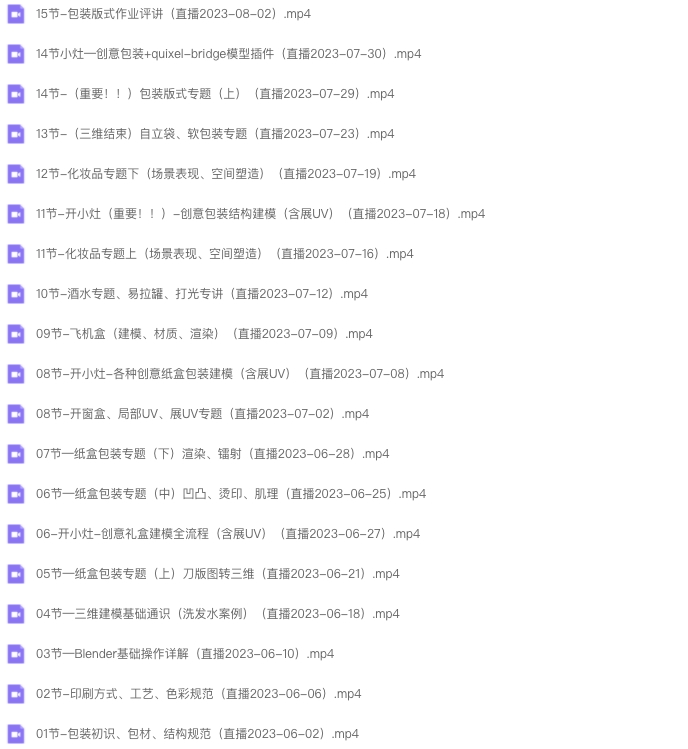 图片[1]-卢帅 第四期包装+Blender全能班 2023【0960】-procreatechahua