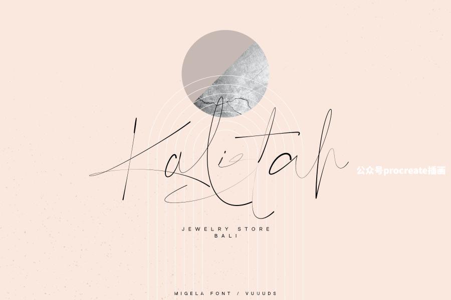 图片[2]-精美奢华迷人的英文手写签名字体【0961】-procreatechahua