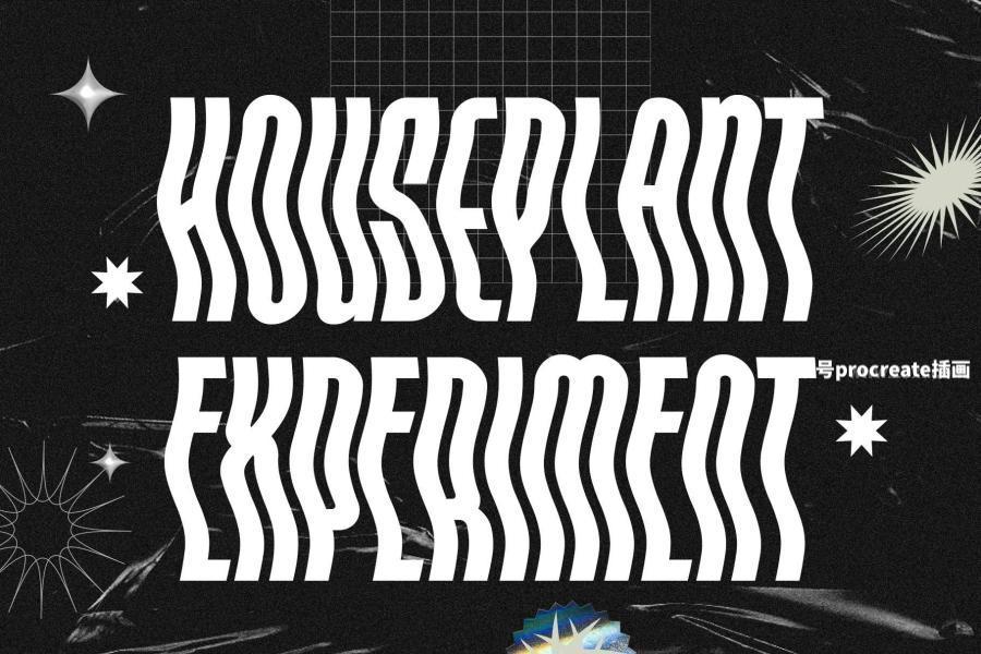 图片[3]-波浪风格的英文condensed窄体压缩字体【0976】-procreatechahua