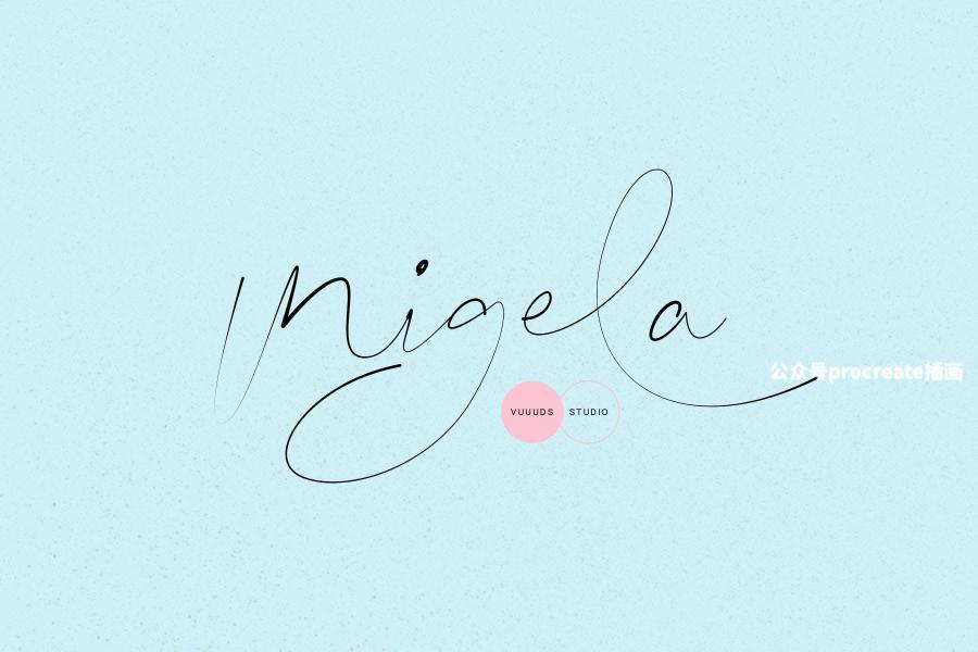 图片[1]-精美奢华迷人的英文手写签名字体【0961】-procreatechahua