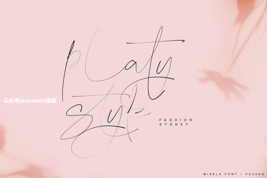 图片[3]-精美奢华迷人的英文手写签名字体【0961】-procreatechahua