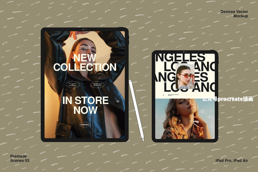 图片[6]-电子产品设备的轮廓线条样机素材【0959】-procreatechahua