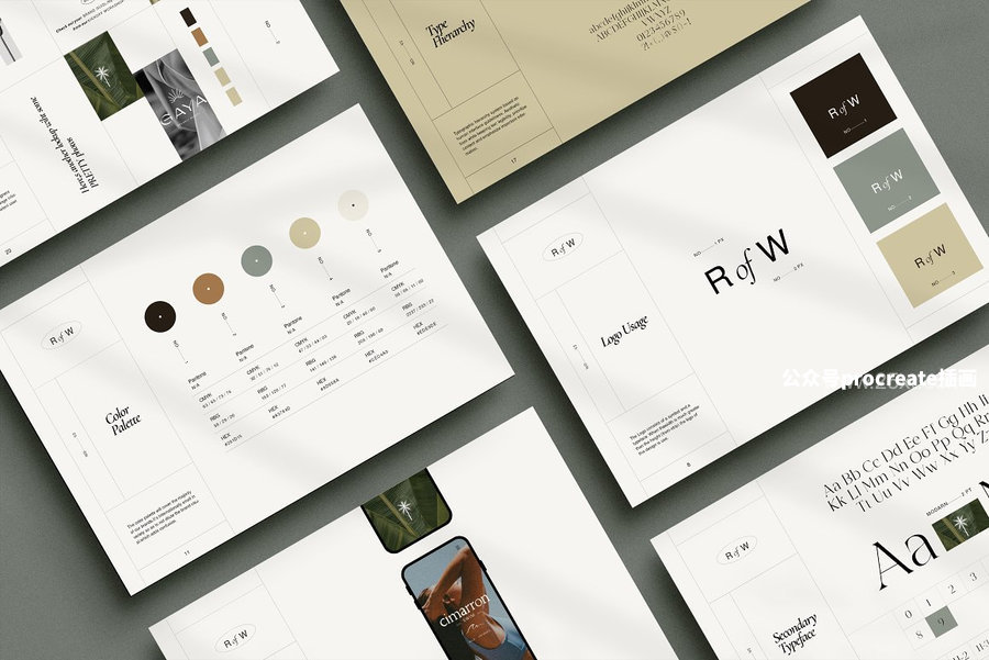 图片[10]-28页品牌设计视觉系统规范手册indesign模板【0986】-procreatechahua