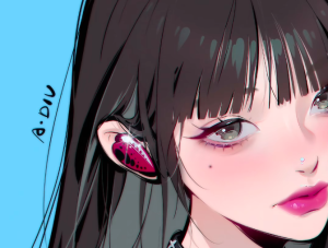 熬夜的阿丢头像课第2期 2023【0984】-procreatechahua