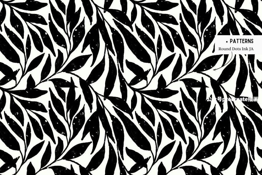 图片[5]-墨水艺术画笔效果的Procreate笔刷【0980】-procreatechahua