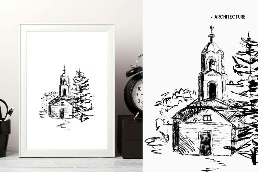 图片[7]-墨水艺术画笔效果的Procreate笔刷【0980】-procreatechahua