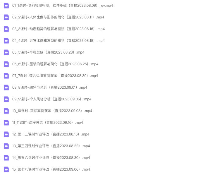 图片[1]-熬夜的阿丢暑期速写班第一期 2023 【0981】-procreatechahua