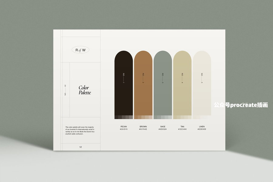 图片[5]-28页品牌设计视觉系统规范手册indesign模板【0986】-procreatechahua