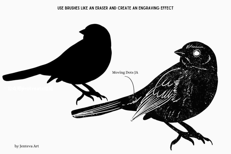 图片[4]-墨水艺术画笔效果的Procreate笔刷【0980】-procreatechahua