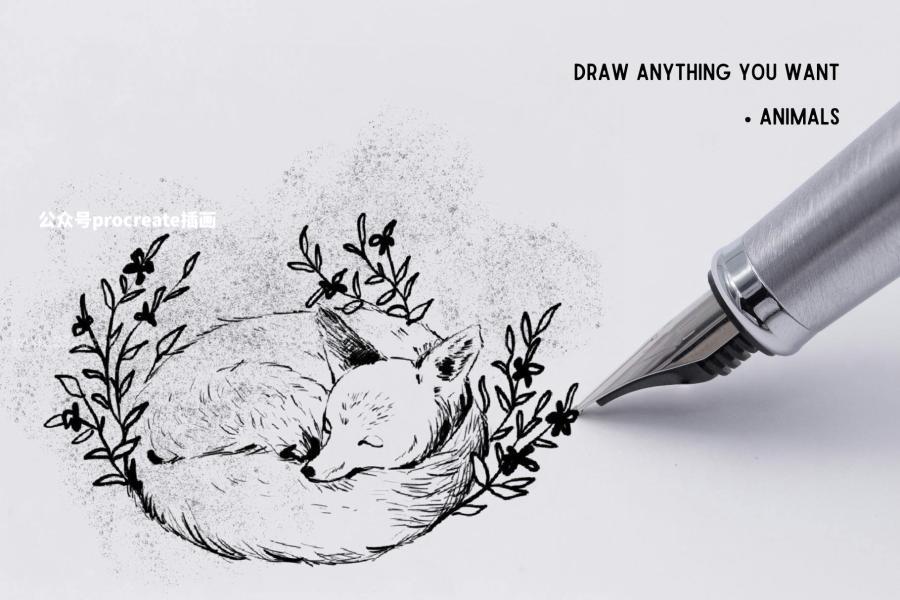 图片[9]-墨水艺术画笔效果的Procreate笔刷【0980】-procreatechahua