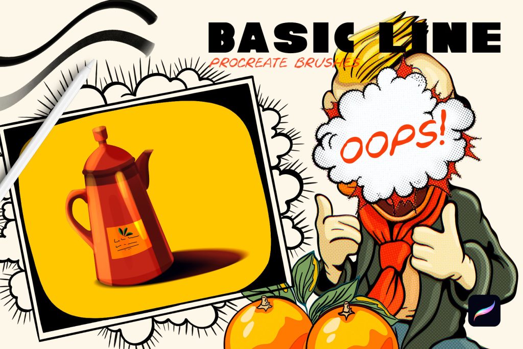 图片[2]-光滑线条的Procreate笔刷素材【1004】-procreatechahua