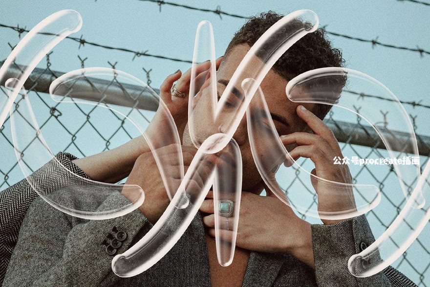 图片[8]-3D透明泡泡效果的3d英文装饰字体【0999】-procreatechahua