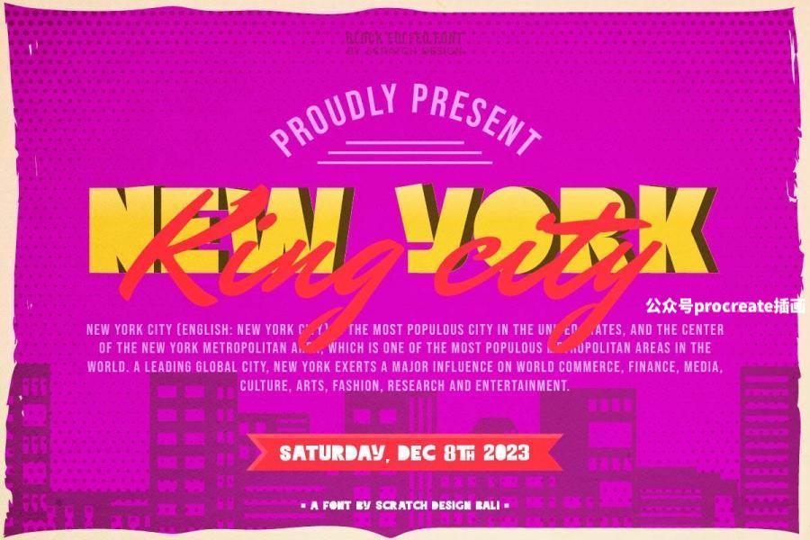 图片[5]-复古俏皮古怪的英文无衬线装饰字体【1008】-procreatechahua