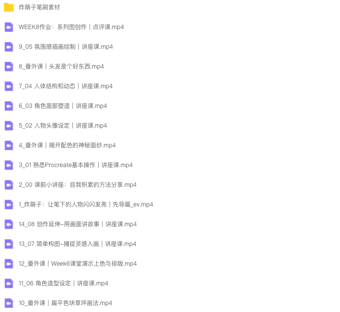 图片[1]-鲸字号 炸萌子 第5期人物插画造型基础ipad 2023 【1011】-procreatechahua