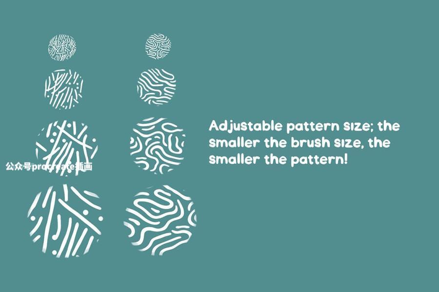 图片[7]-65款手绘涂鸦无缝拼接图案纹理Procreate笔刷【1022】-procreatechahua