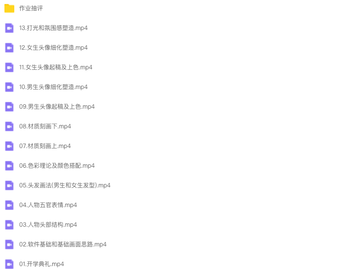 图片[1]-新纽伪厚涂美型头像插画特训班ipad 2023【1018】-procreatechahua