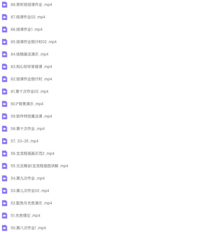 图片[2]-嗜睡狂重帧日系插画班 2023 【1023】-procreatechahua