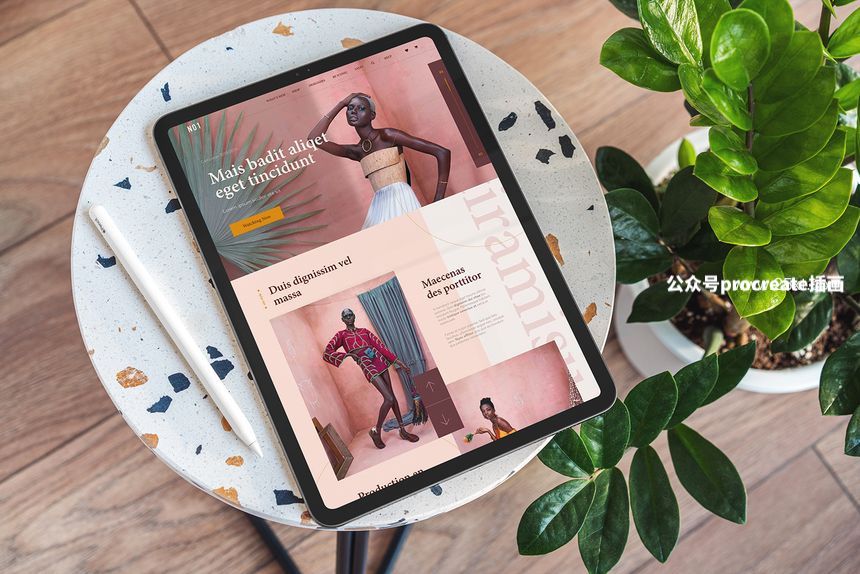 图片[4]-11个真实环境使用场景的iPad Pro样机【1031】-procreatechahua