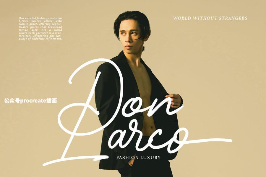 图片[4]-时尚的英文手写签名字体【1029】-procreatechahua