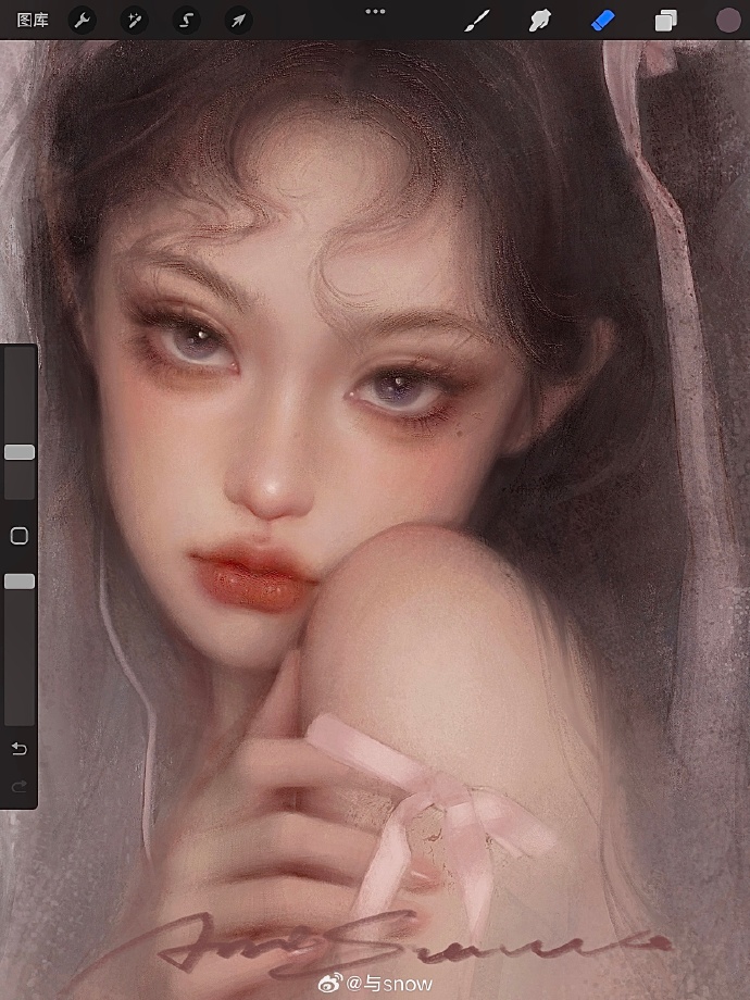 与snow厚涂人像0基础入门 2023 【1030】-procreatechahua