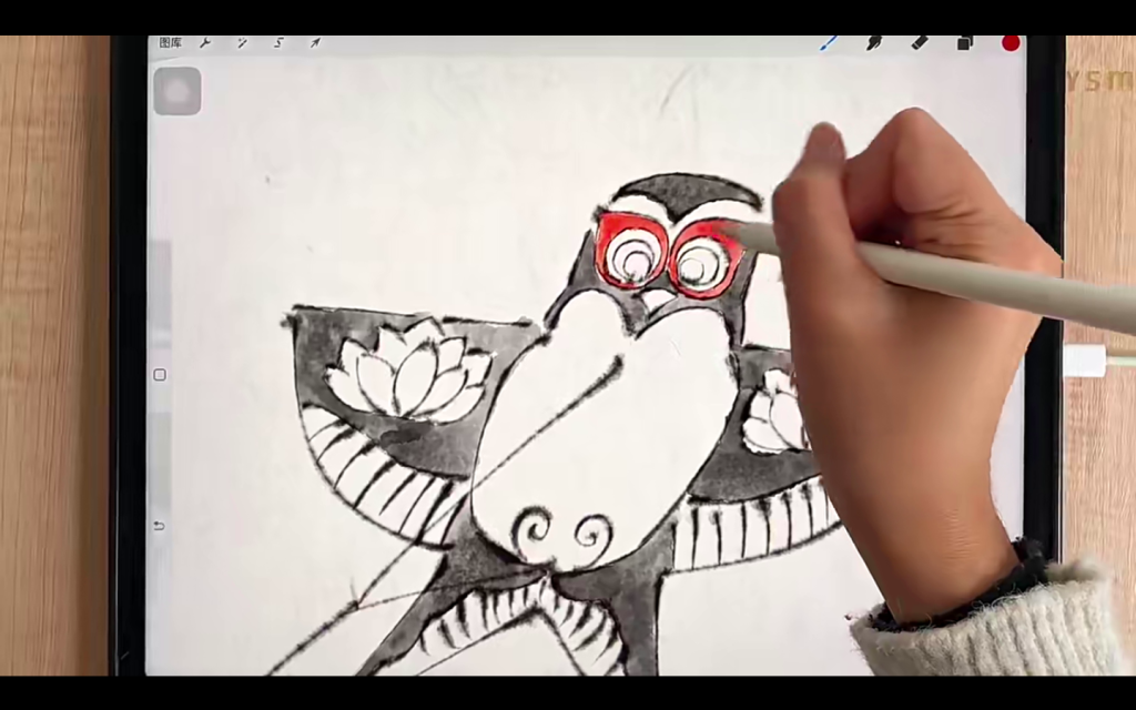 图片[2]-钟小朋友水墨小物件团练【1039】-procreatechahua