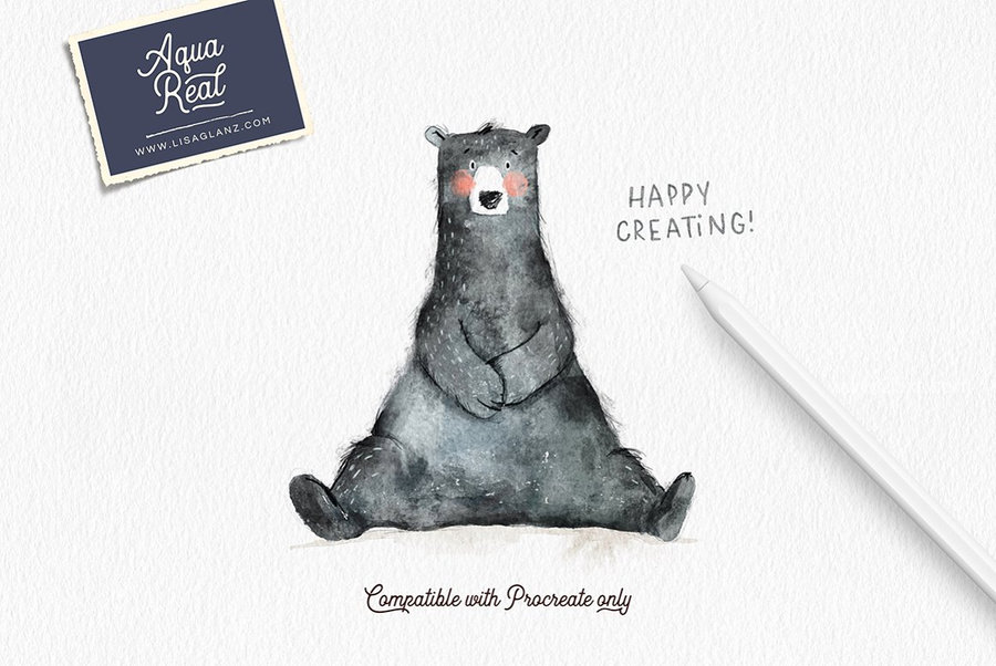 图片[9]-38款插画创作的水彩纹理Procreate笔刷【1048】-procreatechahua