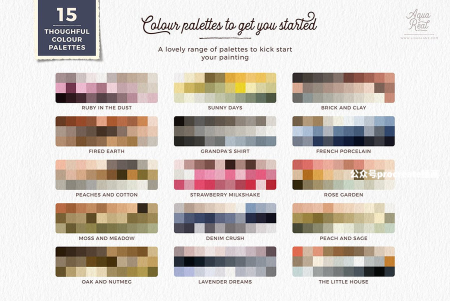 图片[13]-38款插画创作的水彩纹理Procreate笔刷【1048】-procreatechahua