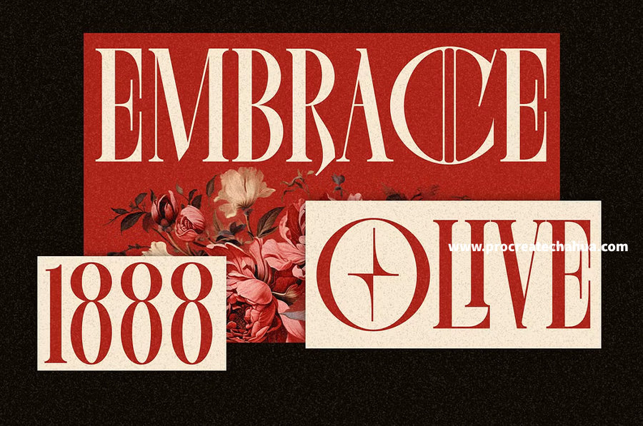 图片[8]-优雅复古十八世纪法国风格的英文衬线字体【1057】-procreatechahua