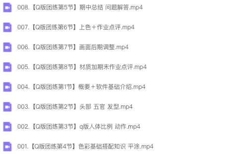 图片[1]-SUUROKU萌系Q版插画团练课 2022 【1050】-procreatechahua