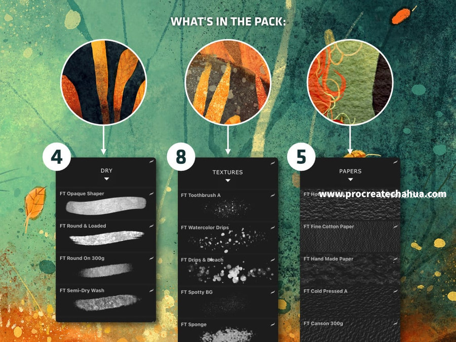 图片[5]-迷人的儿童插画专用Procreate水彩笔刷【1072】-procreatechahua