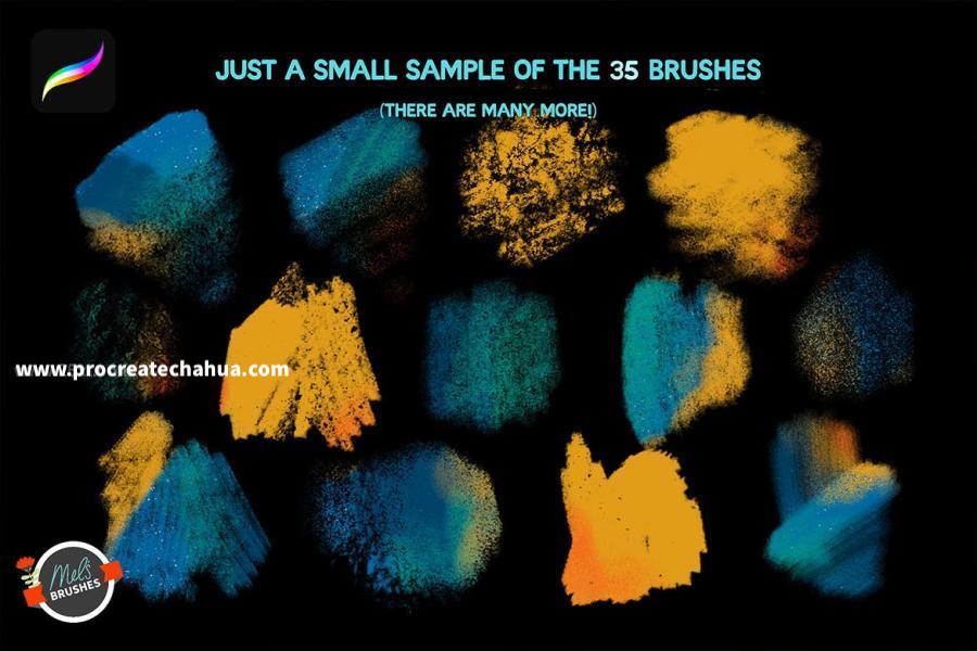 图片[3]-专业的粉彩画笔套装Procreate笔刷 【1068】-procreatechahua