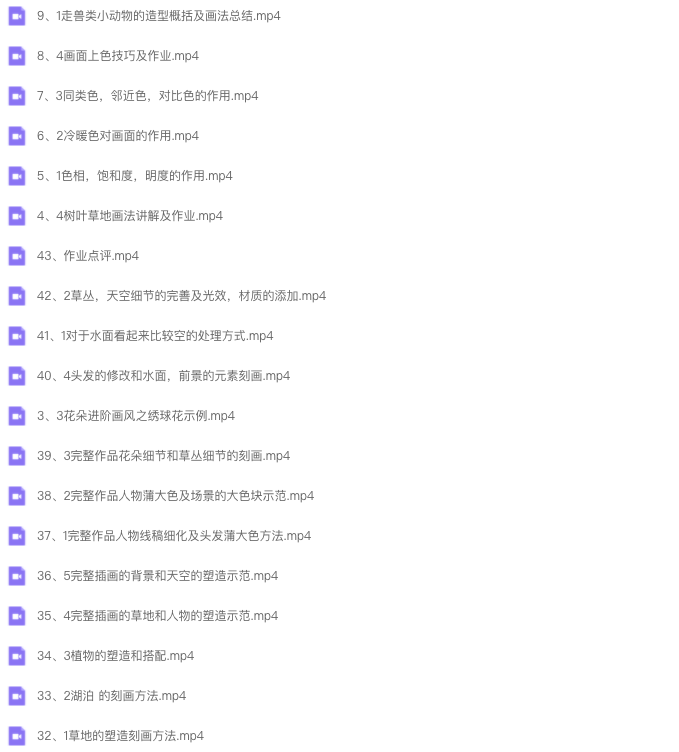 图片[2]-一个软包包治愈系氛围插画基础课 2023 【1069】-procreatechahua