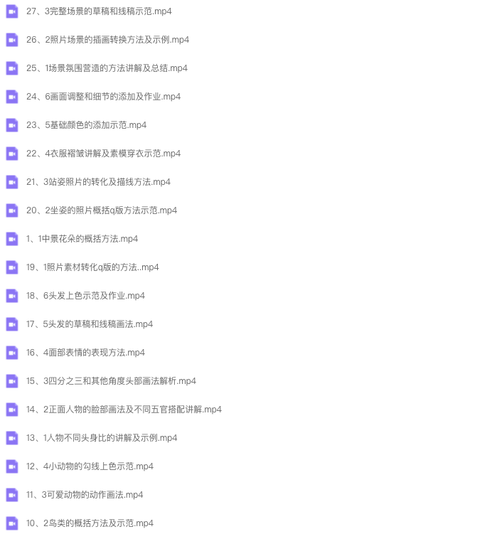 图片[3]-一个软包包治愈系氛围插画基础课 2023 【1069】-procreatechahua