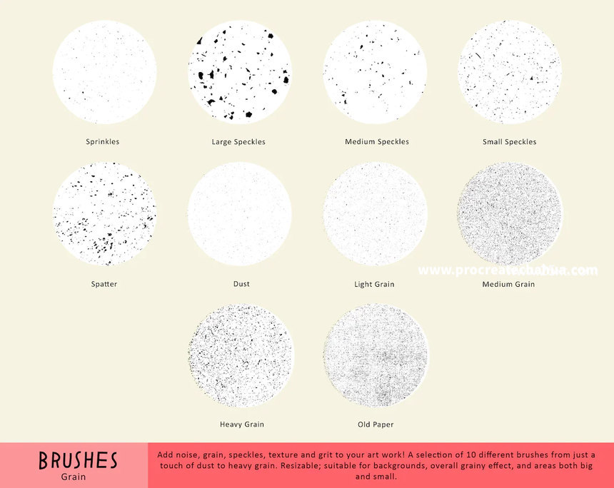 图片[7]-精美插画设计必备的Procreate线条纹理图案笔刷 【1092】-procreatechahua