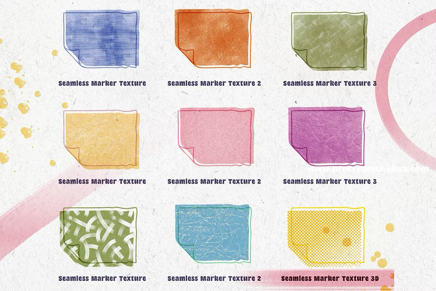 图片[11]-超现实主义字体风格的马克笔艺术字Procreate笔刷 【1099】-procreatechahua