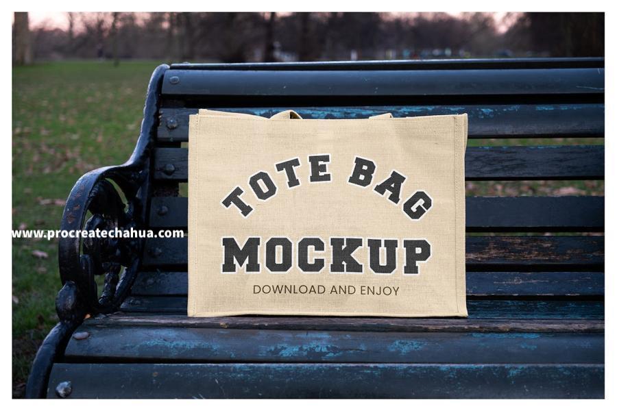 图片[2]-手提帆布袋图案定制设计展示psd样机【1103】-procreatechahua