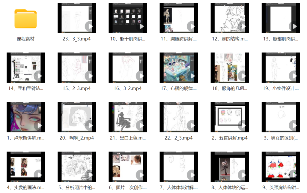 图片[1]-妖怪先生CG人体造型系统课2022年7月【1105】-procreatechahua