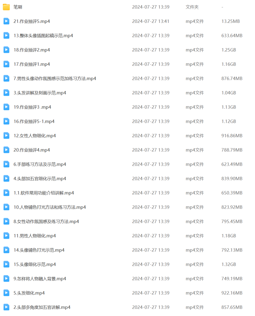 图片[3]-李富贵第二季伪厚涂美型人像插画特训班2023【1107】-procreatechahua