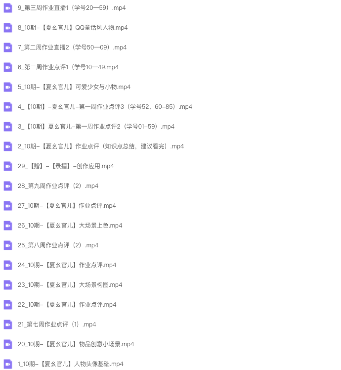 图片[1]-夏幺官儿2024商业儿插系统ipad插画课第10期【1098】-procreatechahua