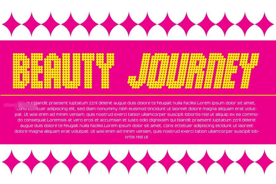 图片[2]-未来派圆点组成的英文压缩标题字体【1125】-procreatechahua