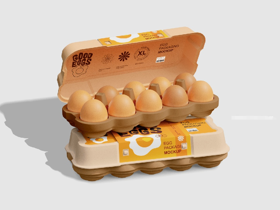 图片[2]-环保鸡蛋包装盒psd样机素材【1132】-procreatechahua