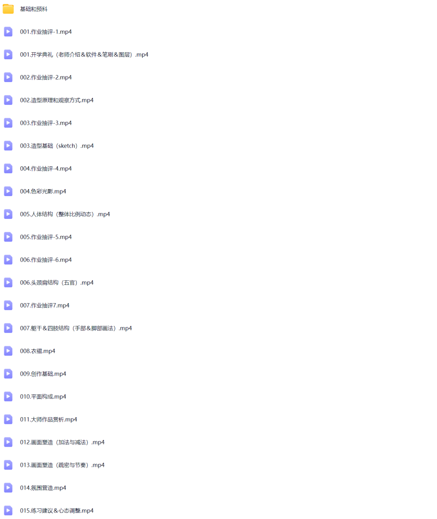 图片[1]-3367e二次元人物插画基础班2023【1121】-procreatechahua