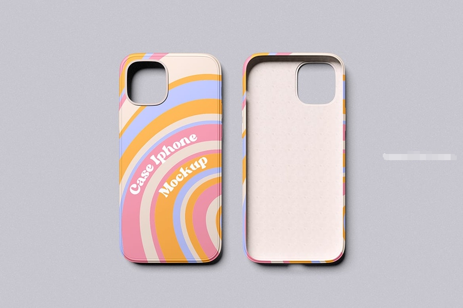 图片[5]-4款苹果iPhone手机壳图案定制设计展示psd样机素材【1139】-procreatechahua