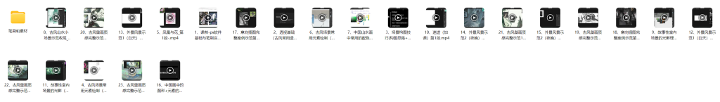 图片[2]-肥右嘟嘟古风场景课 2023 【1146】-procreatechahua